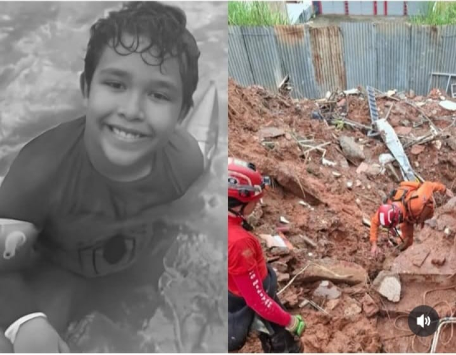 Corpo de menino de nove anos é encontrado em escombros em Minas 