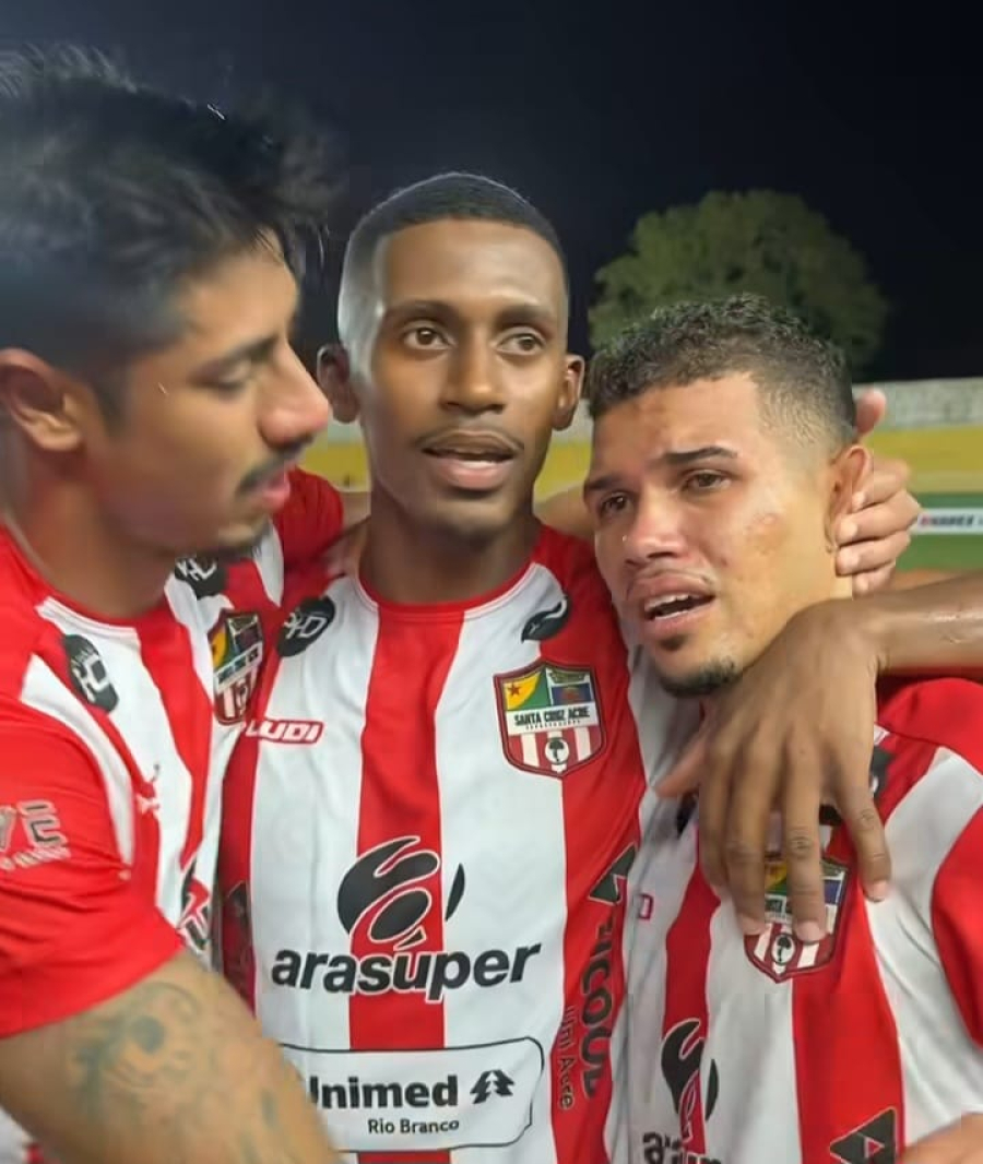 Estreante na elite do futebol acreano Santa Cruz é finalista do Acreanão 2026